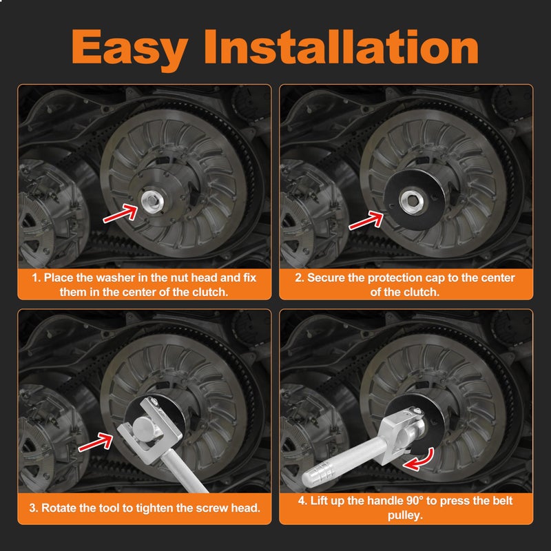 Salangid Belt Changing/Clutch Removal Kit Compatible with Polaris RZR XP Turbo/S 2016-2019 and RS1 2018-2019 - Image 4